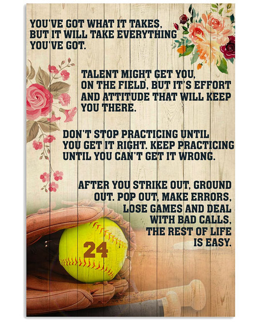 Softball Home Decor -1475