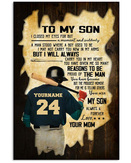 To My Son Baseball GM1-2610-7903