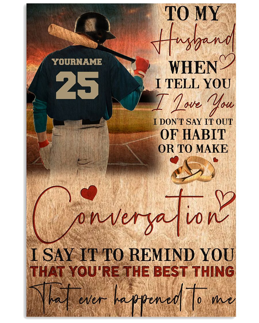 Baseball To My Husband GH7-0501-1703