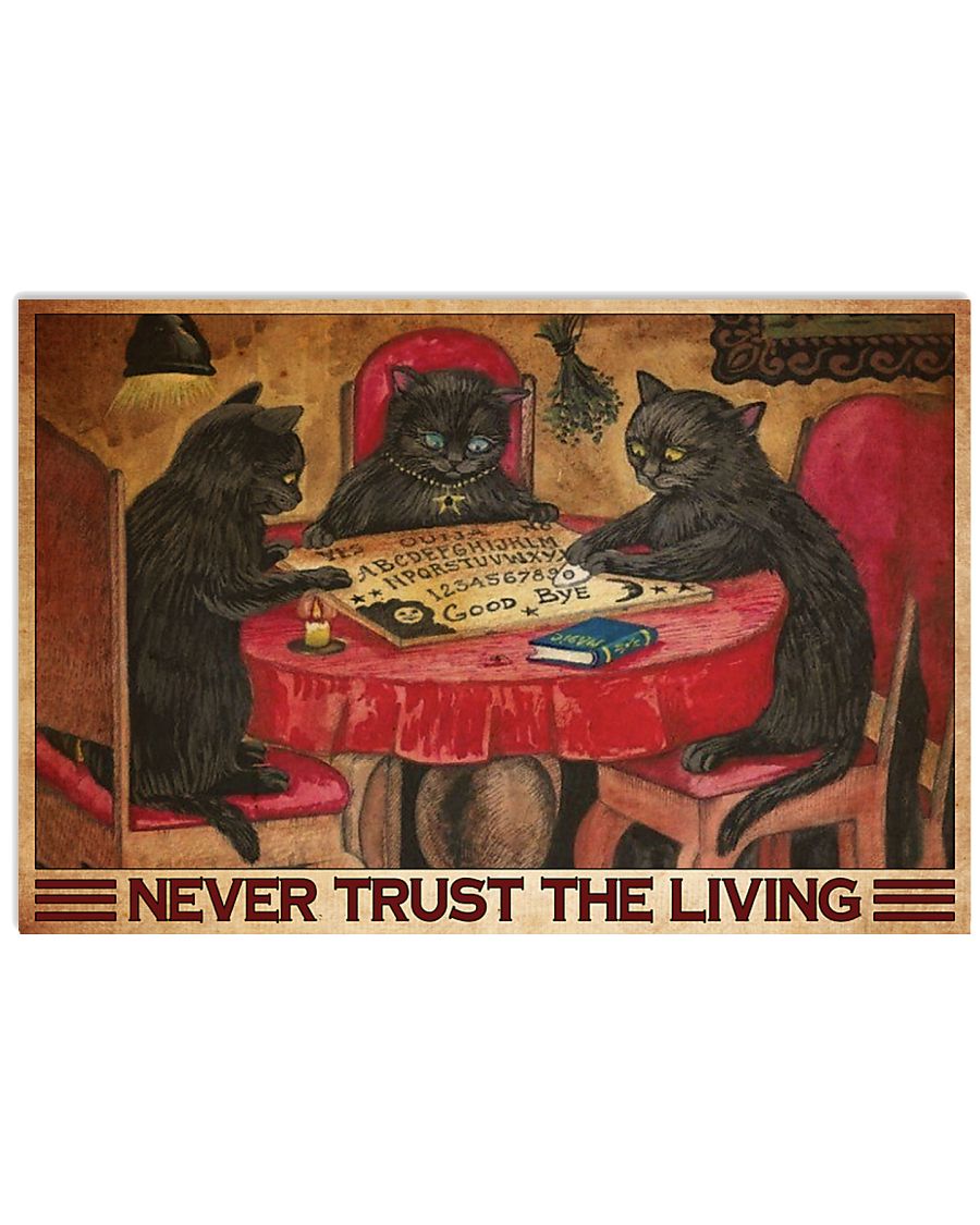 Black cat ouija never trust living pt mttn ntv-2650