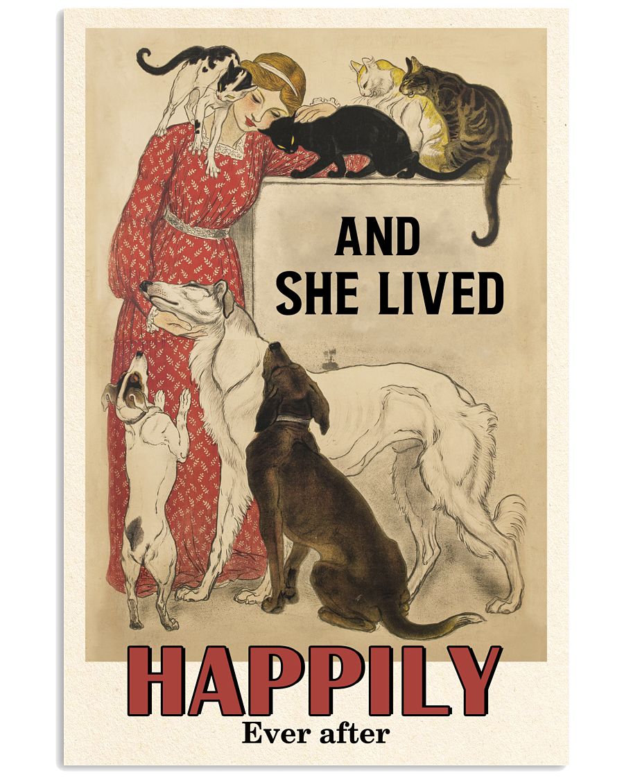 Dog Cat Girl Lived Happily-9956