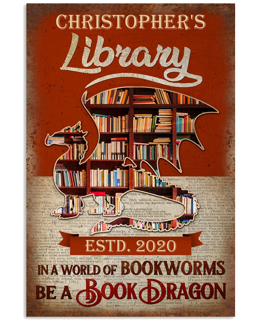 Personalized Reading Be A Book Dragon-3796