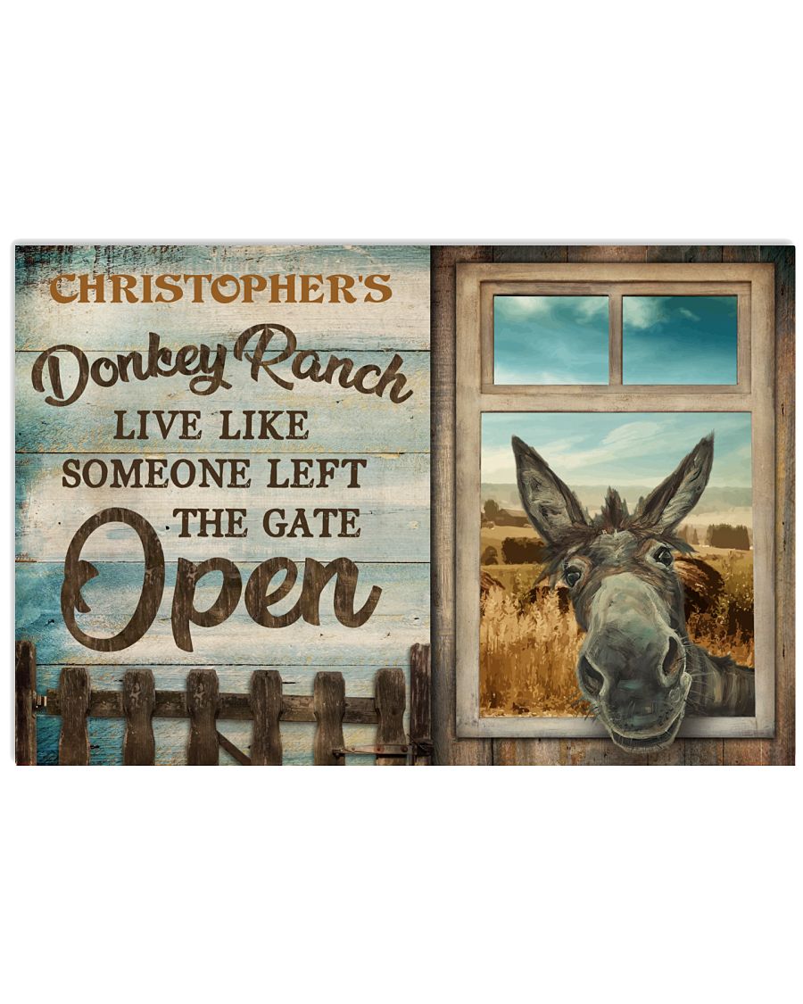 Personalized Donkey Ranch-3415