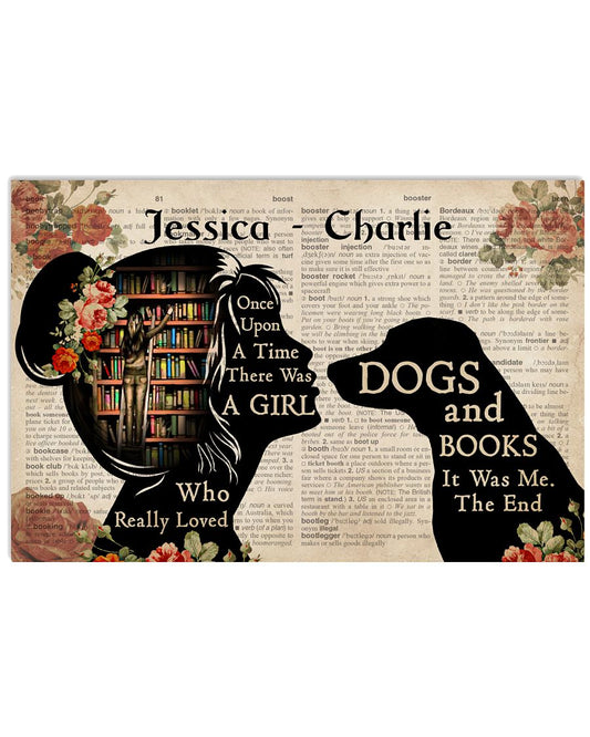 Personalized Reading Once Upon A Time Loved Dogs-9519