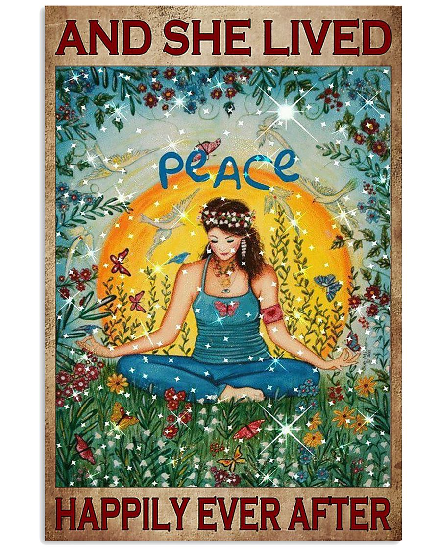 Yoga hippie girl and she lived happily ever after-7828