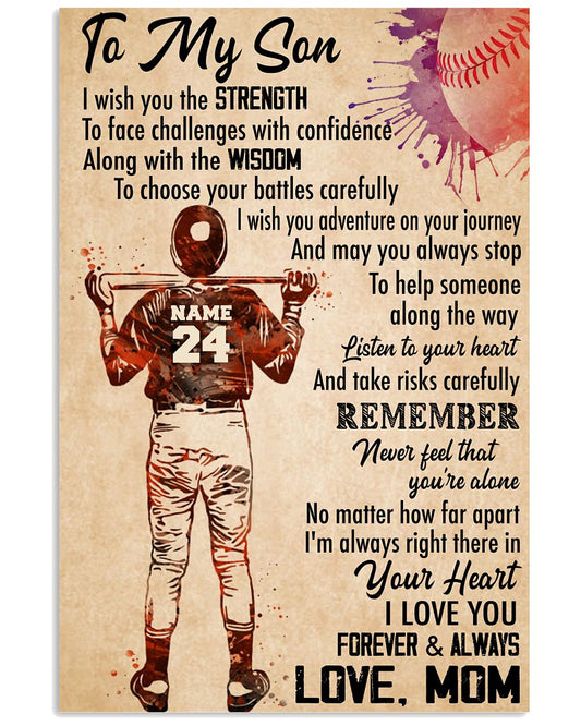 To My Son Baseball GM4-1011-1060