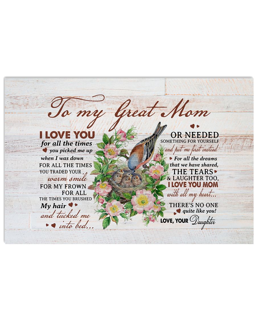 I Love You Mom With All My Heart - Best Gift For Mom-5728