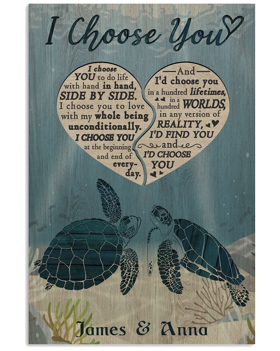 Personalized Sea Turtle I Choose You-3424