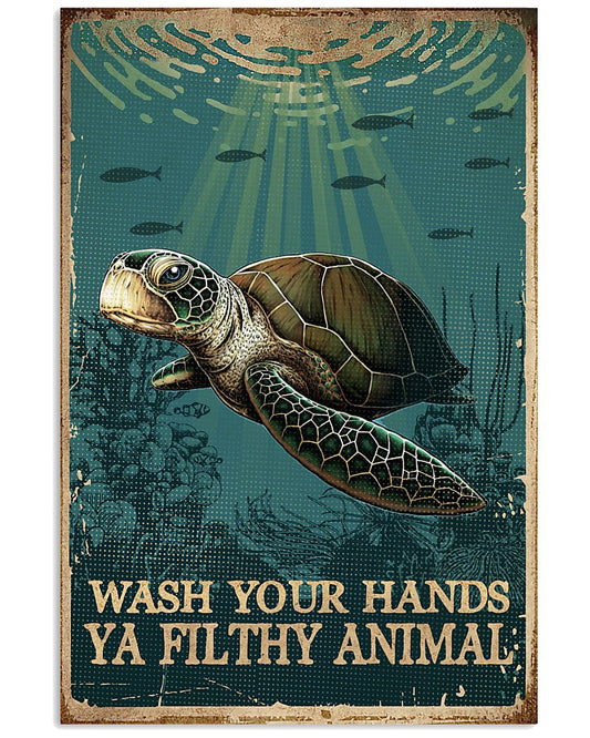 Sea Turtle Wash Your Hands Turtle -2600