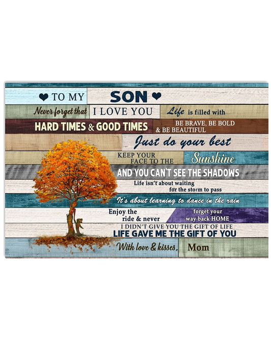 Never Forget That I Love You - Special Gift For Son-4681