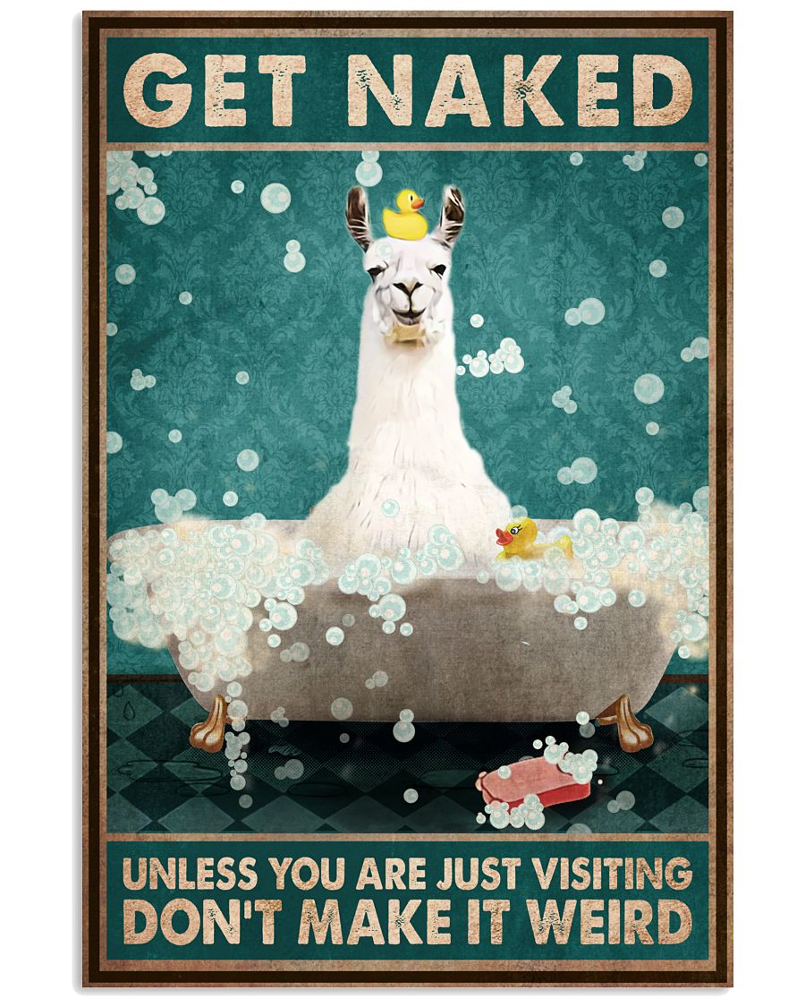 Funny Animal Bathroom Poster