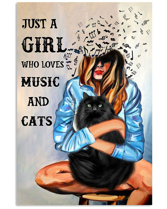 Just A Girl Who Loves Music And Cats-5617