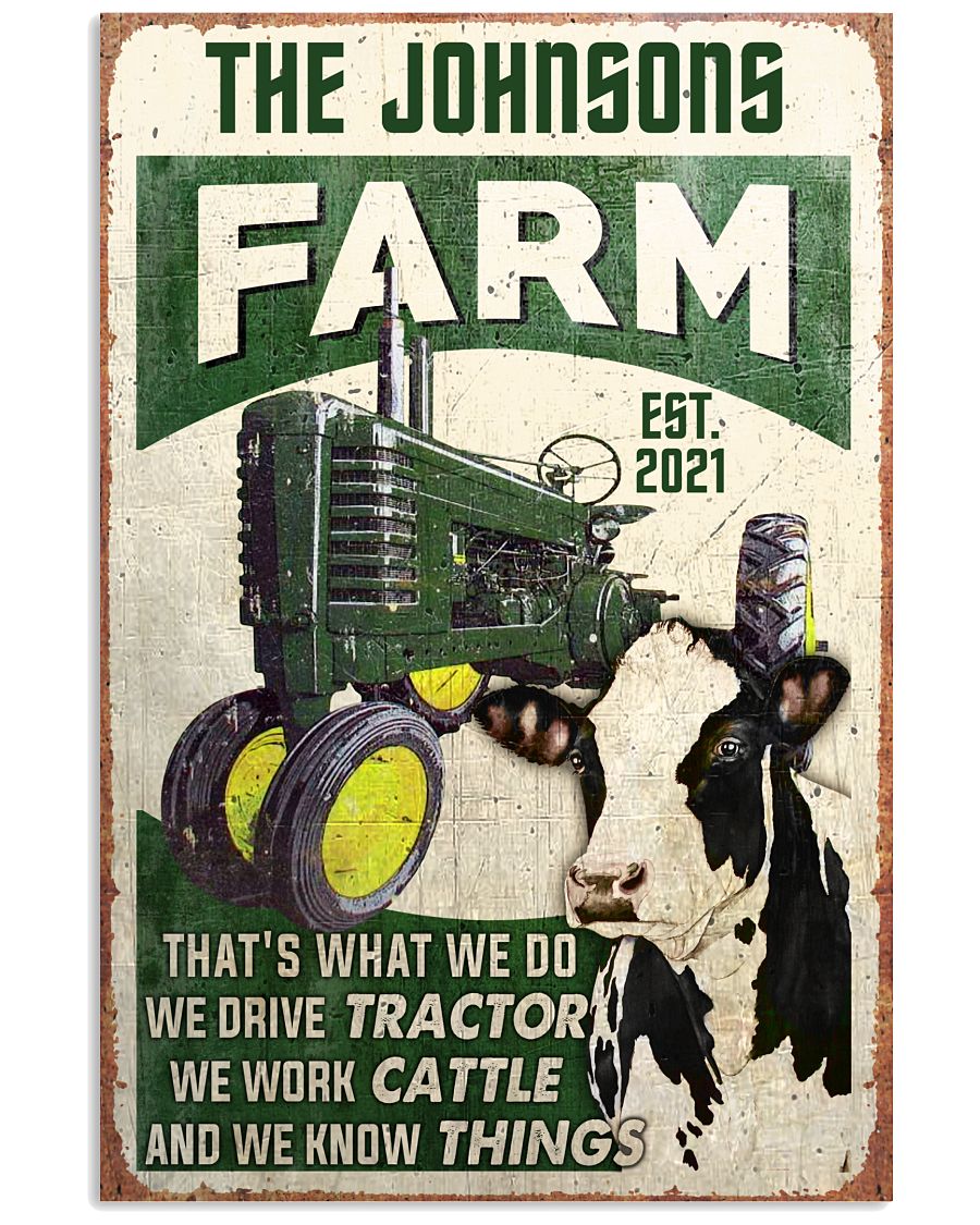 Personalized Cattle Tractor Know Things-8323