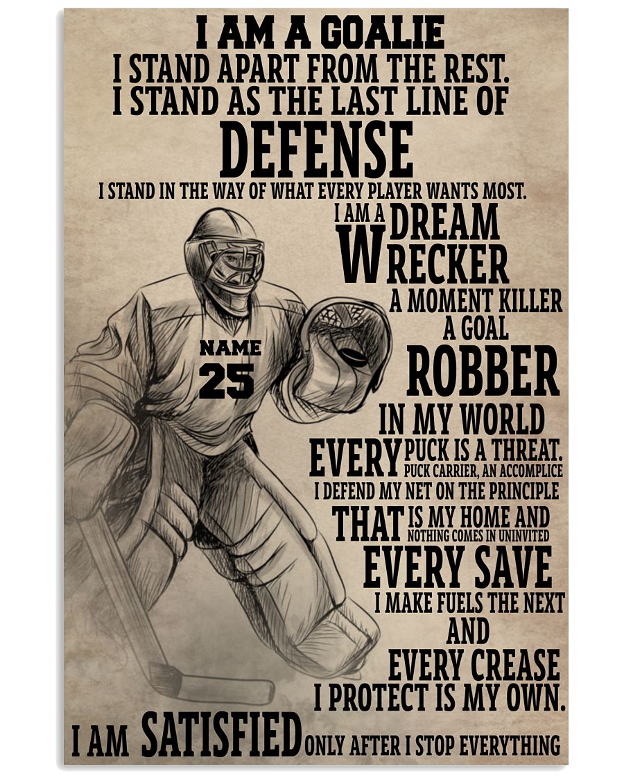 Hockey I Am A Goalie GH7-0902-7664