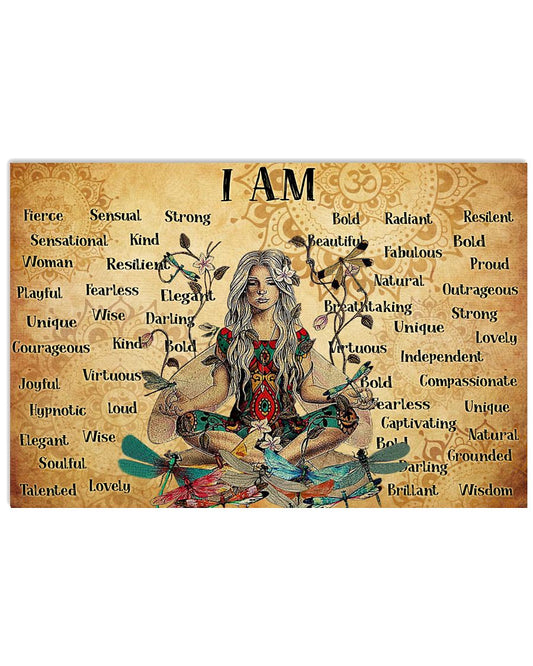 Yoga I am a hippie girl-4102