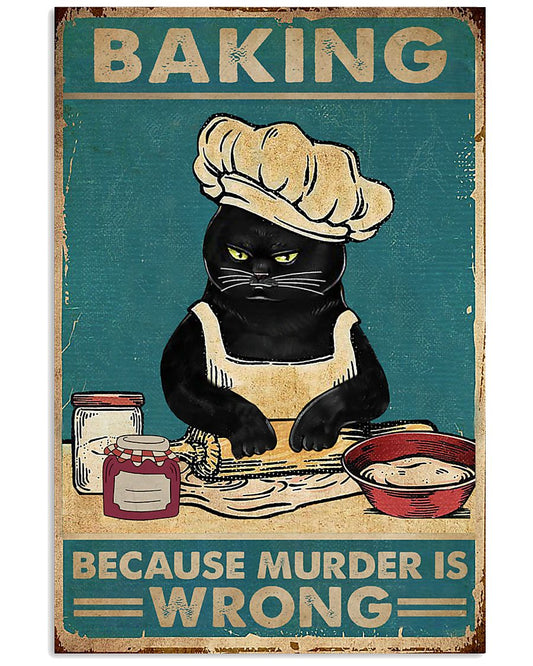 Black Cat Baking Because Murder Is Wrong-3128