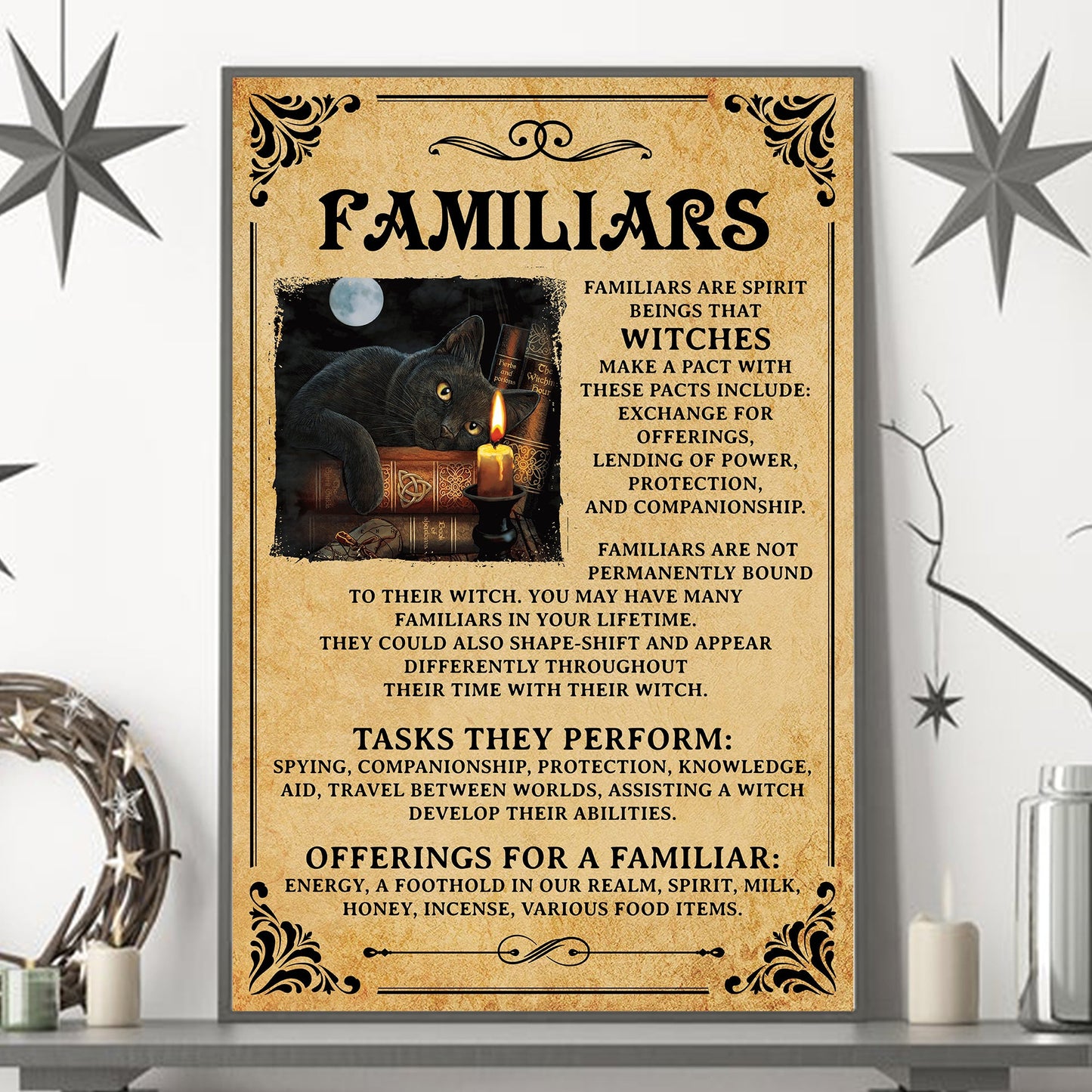 Witch Poster Familiars Are Spirit