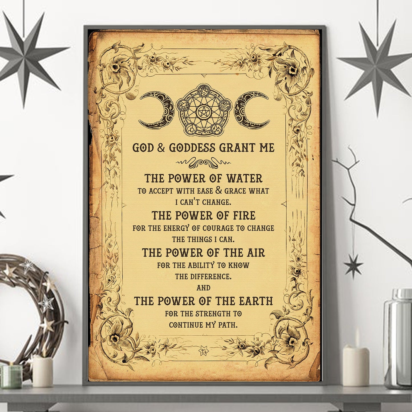 God & Goddess Grant Me Poster