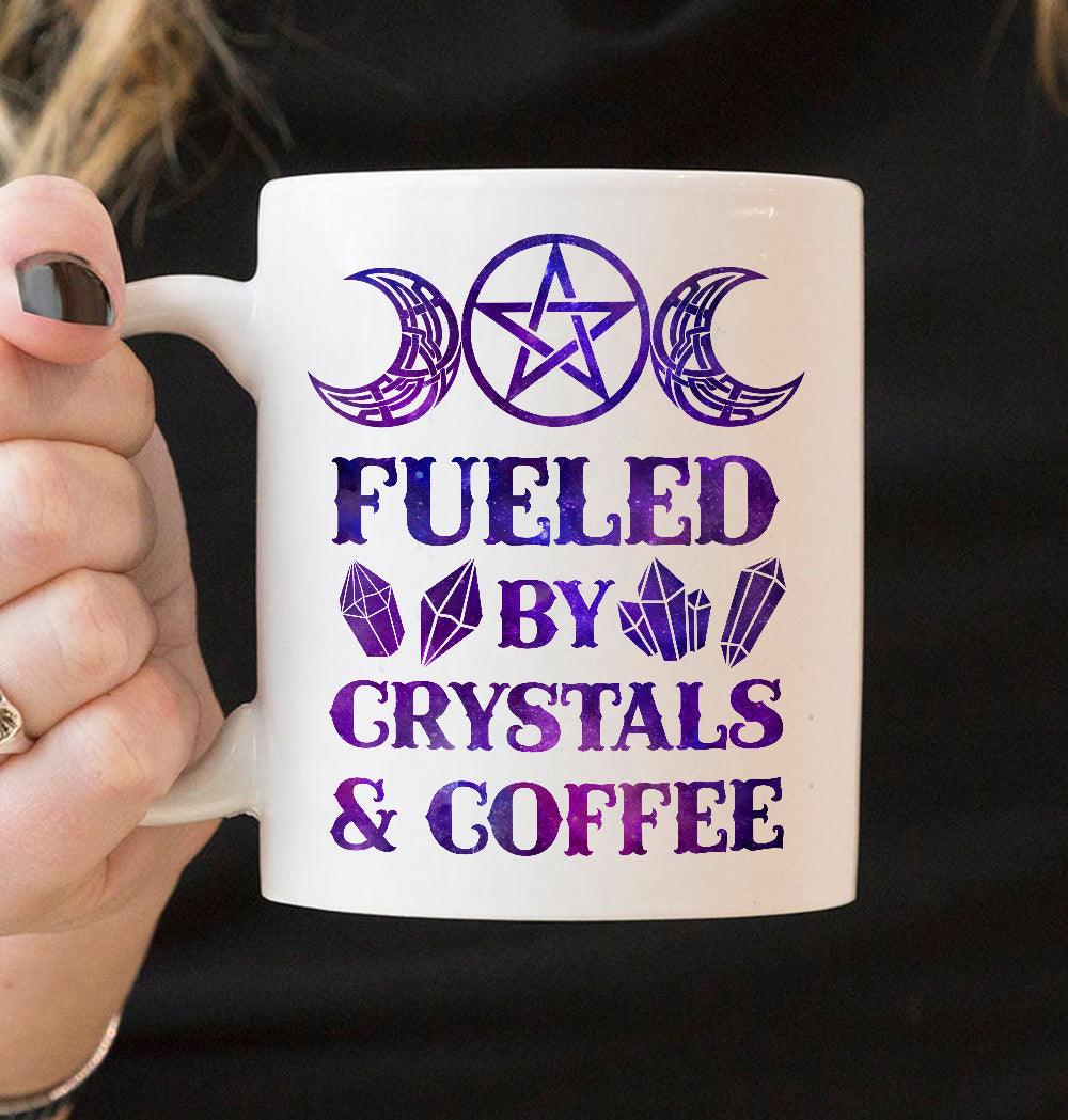 Fueled By Crystals Witch Mug