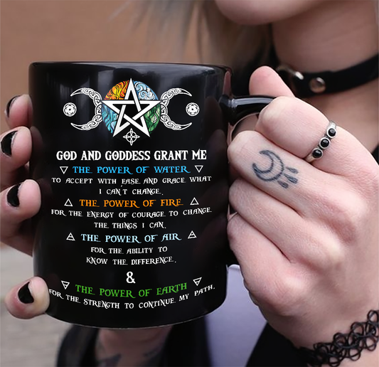 The Power of Water Fire Air Earth Mug