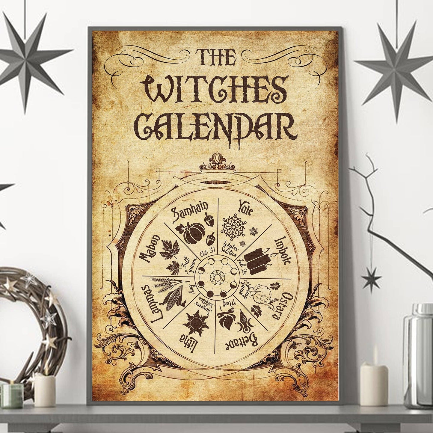 The Witches Calendar Poster