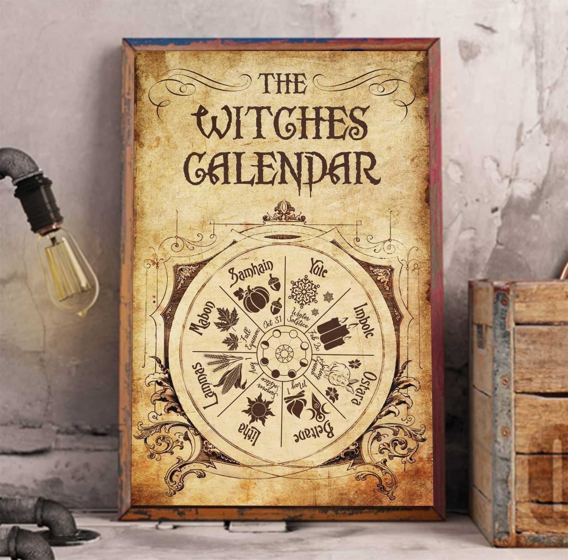 The Witches Calendar Poster