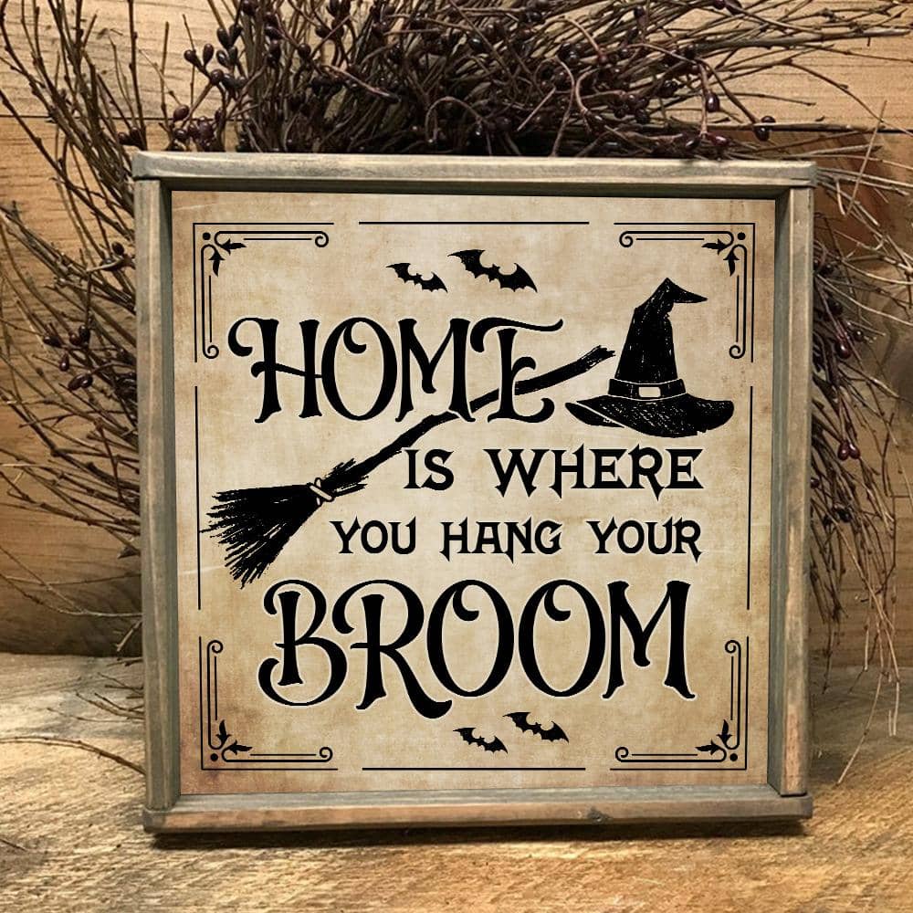 Hang Your Broom Poster