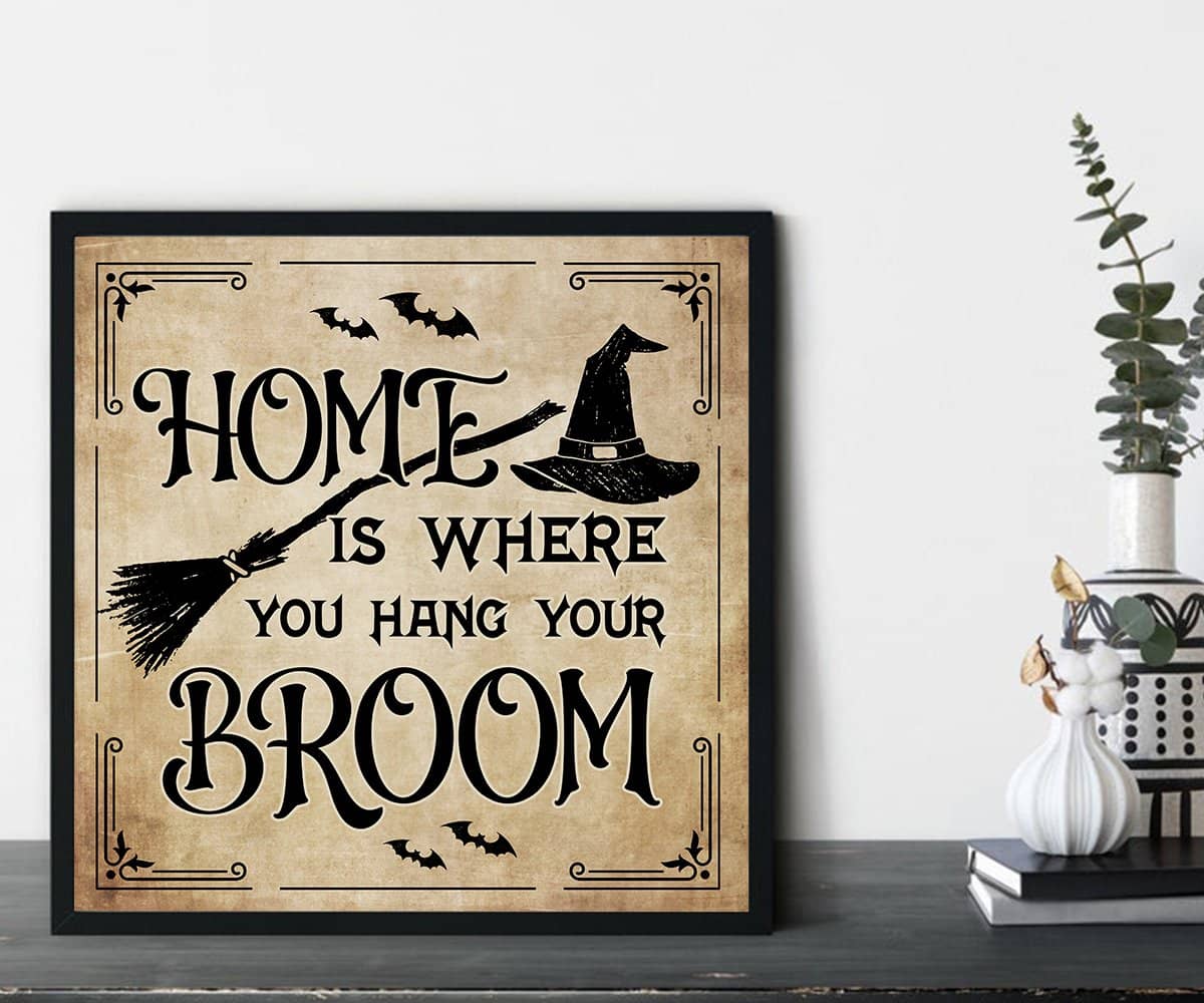 Hang Your Broom Poster