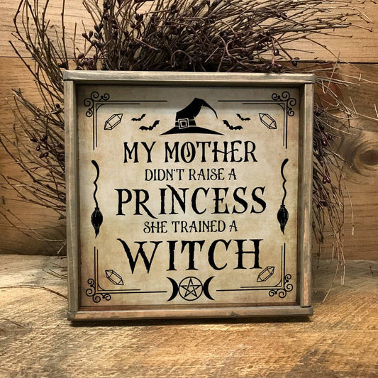 Mother Trained A Witch Poster