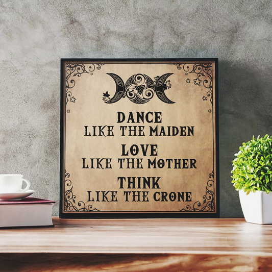 Best Witchy Decoration For Home - Dance Like The Maiden Poster.