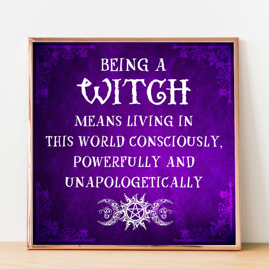 Being A Witch Square Poster