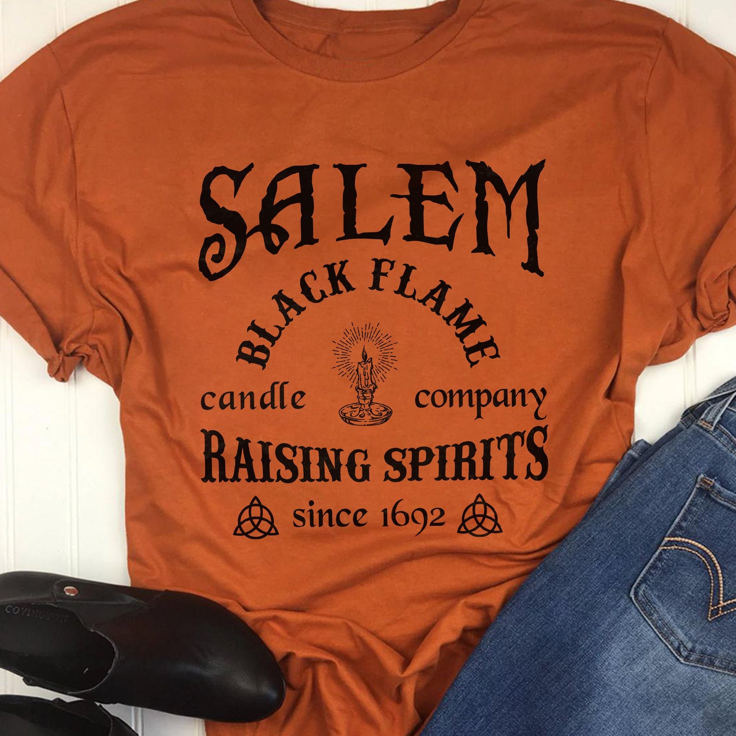 Salem Black Flame Candle Co. Shirt