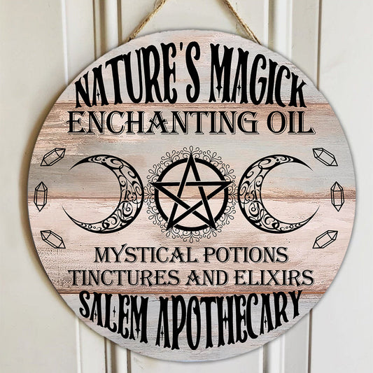 Nature's Magick Wood Sign