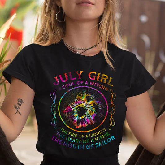 July Girl Soul Of A Witch Shirt