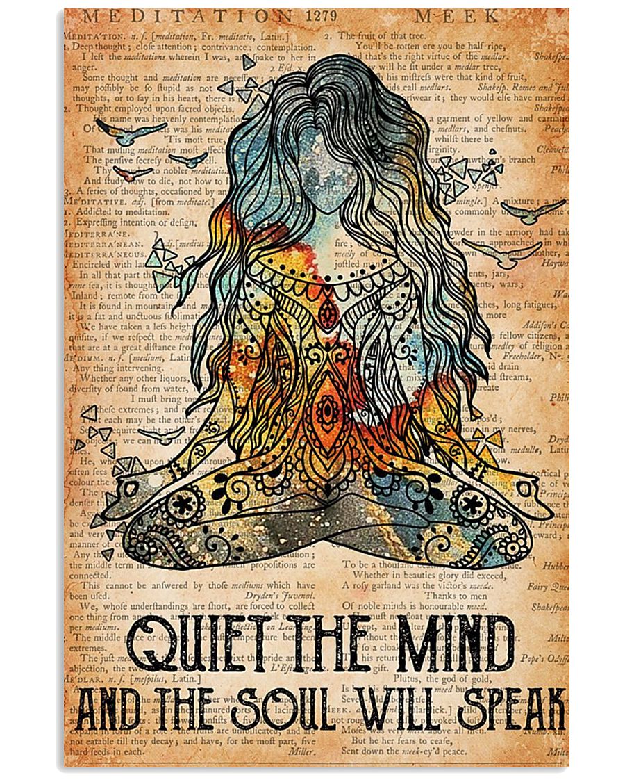 Yoga girl vintage quiet the mind-4781