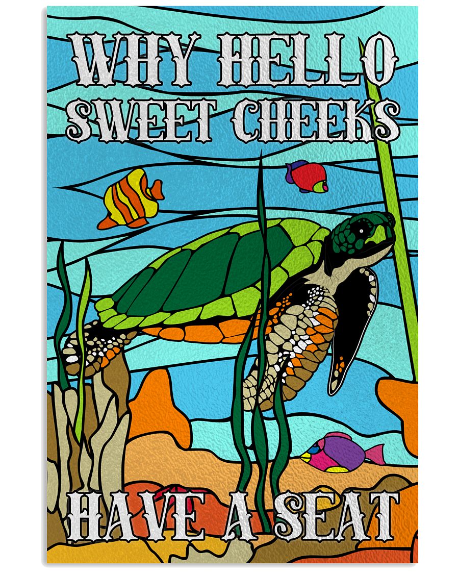 Sea Turtle Stained Glass Why Hello Sweet Cheeks-9847