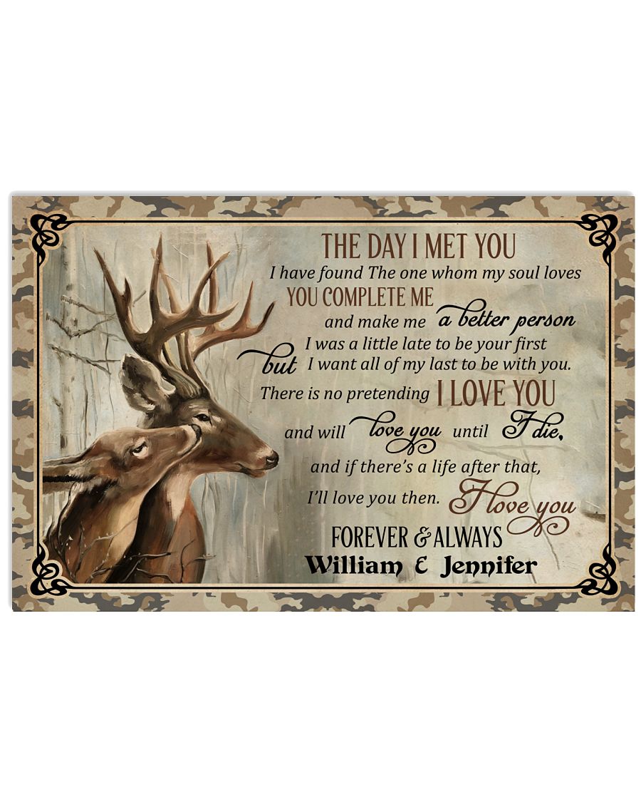 Personalized Deer The Day I Met You-7040