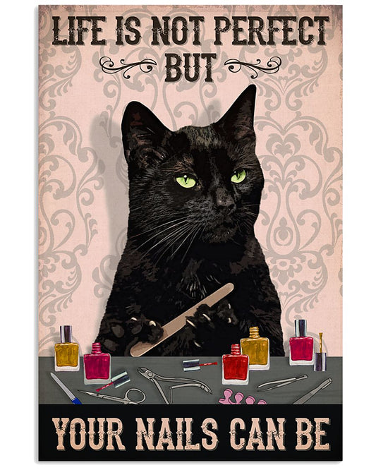 Nail Technician Black Cat Life Is Not Perfect-9953