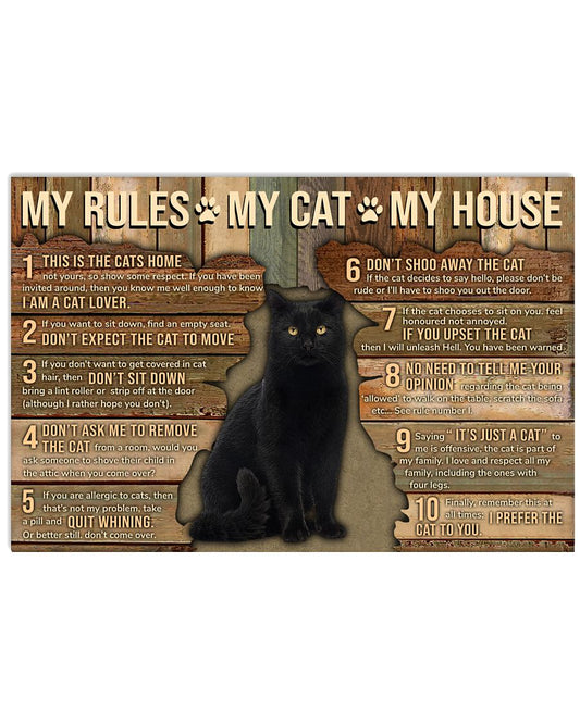 Pallet My House My Black Cat My Rules-2828