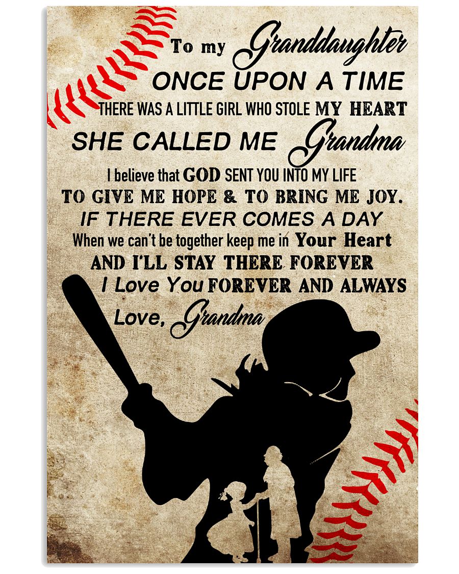 Softball To My Granddaughter-9332