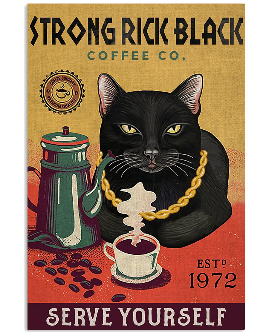 Strong Rick Black Cat Coffee Co-9012