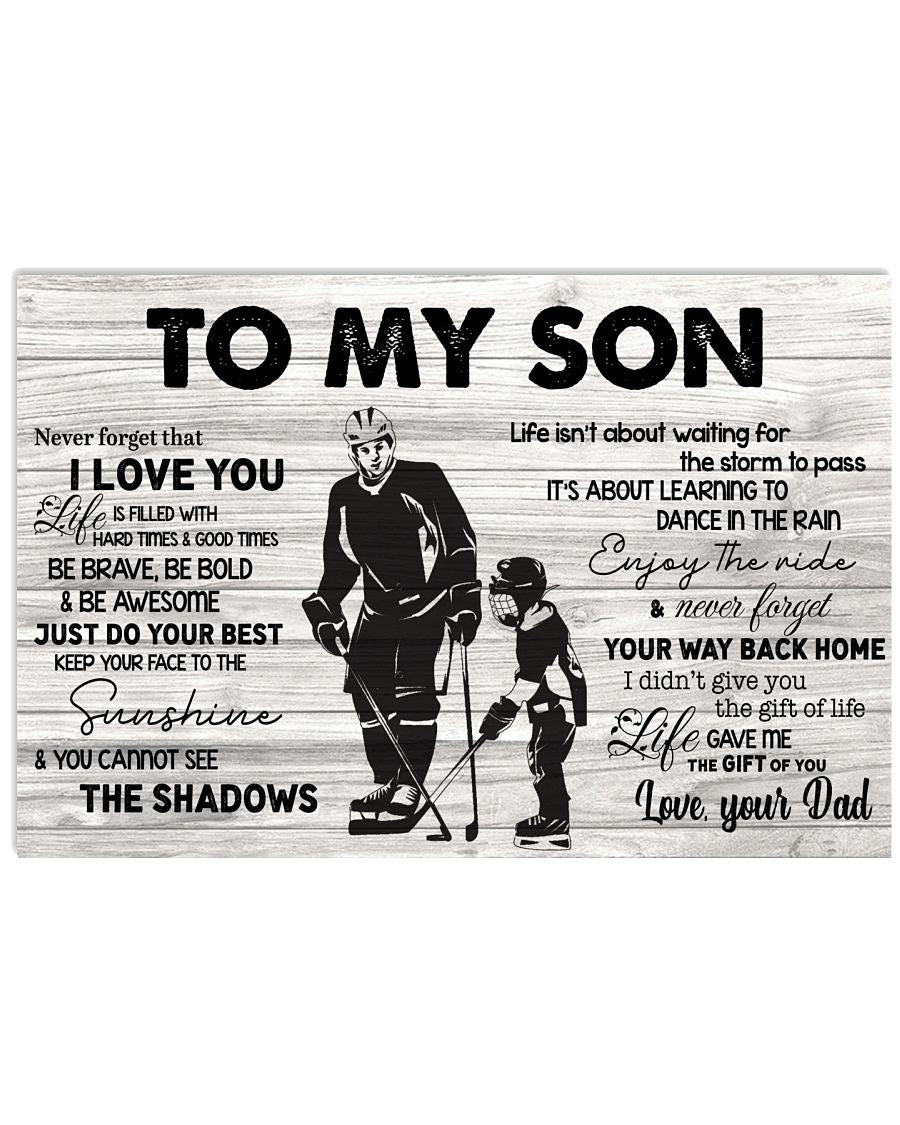 Hockey Special Dad And Son-5145