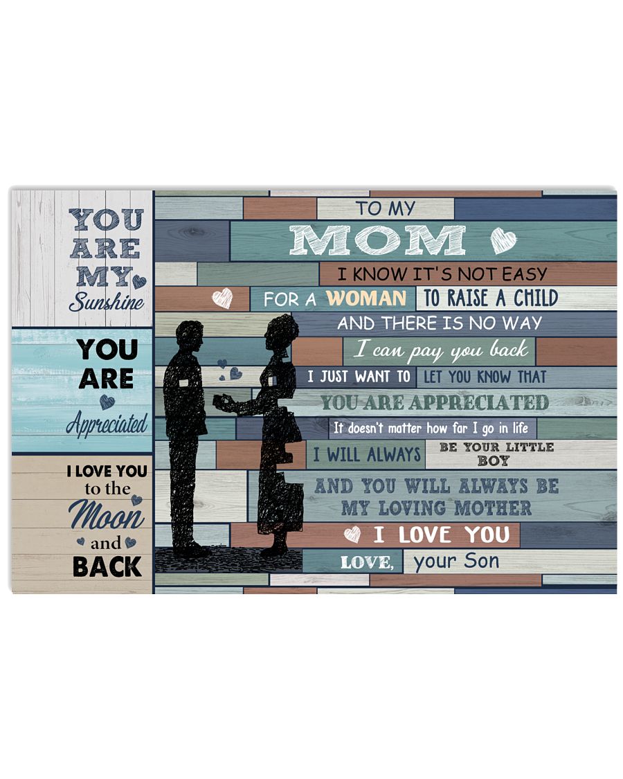 I Love You To The Moon And Back - Best Gift For Mom-1050