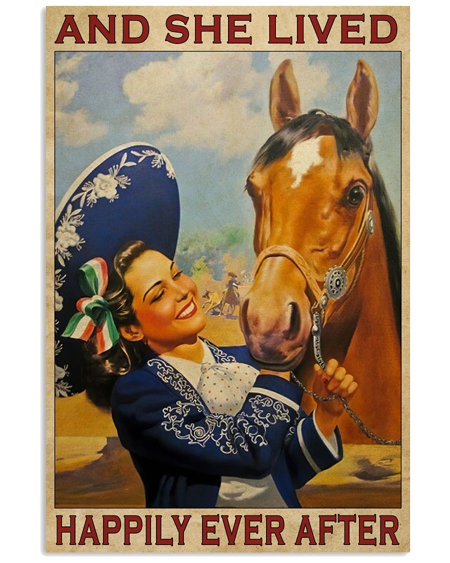 Mexican Girl And Horse Lived Happily Ever After-7101