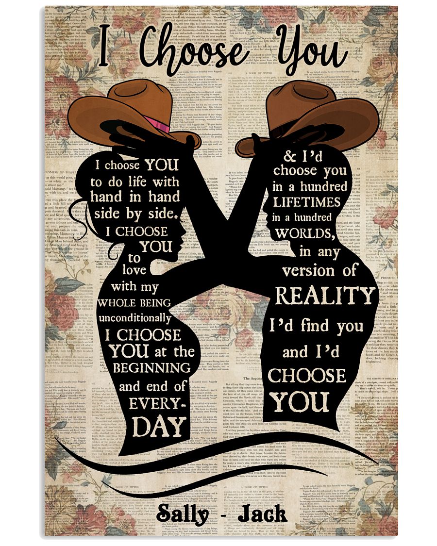 Cowboy Couple Silhouette -2977