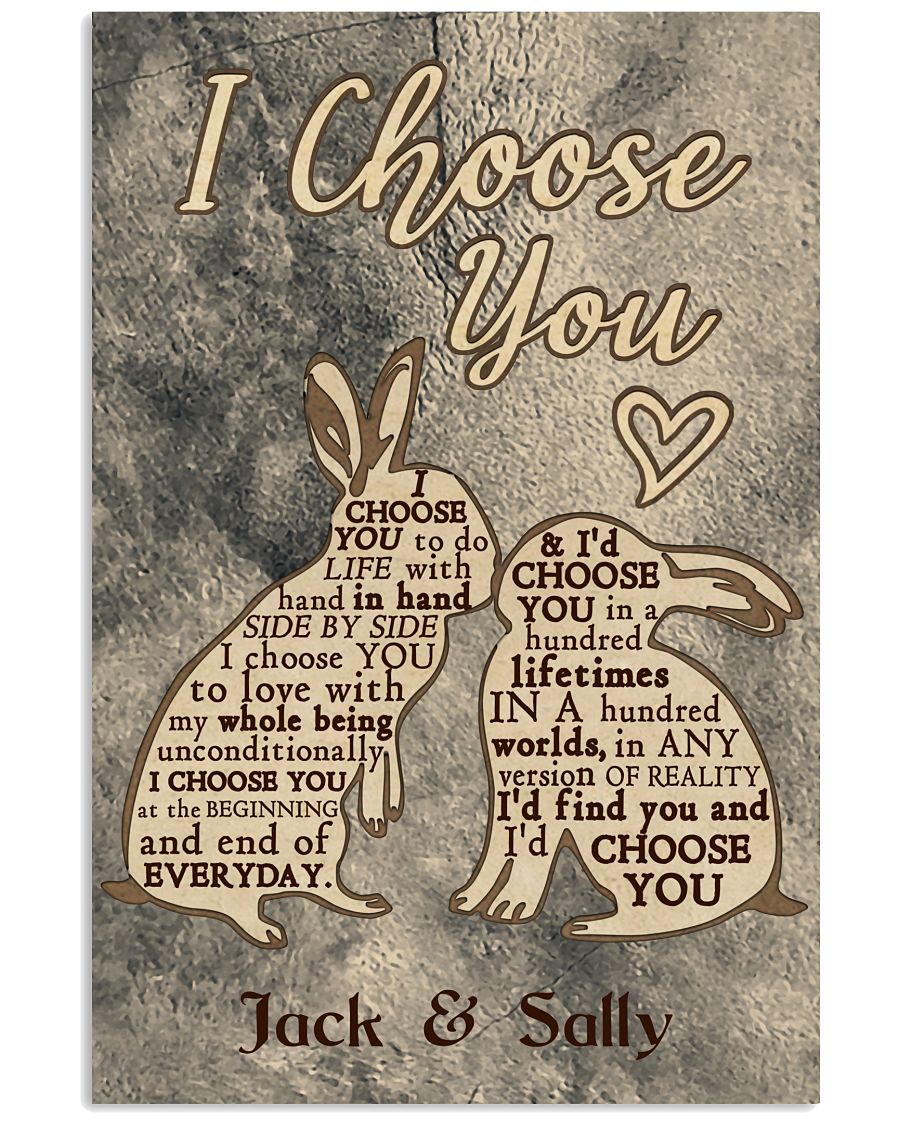 Personalized Rabbit I Choose You -5742