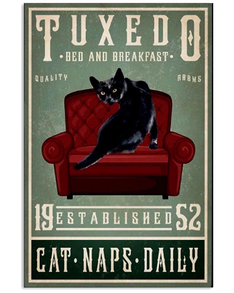 black cats tuxedo bed and breakfast poster-9018