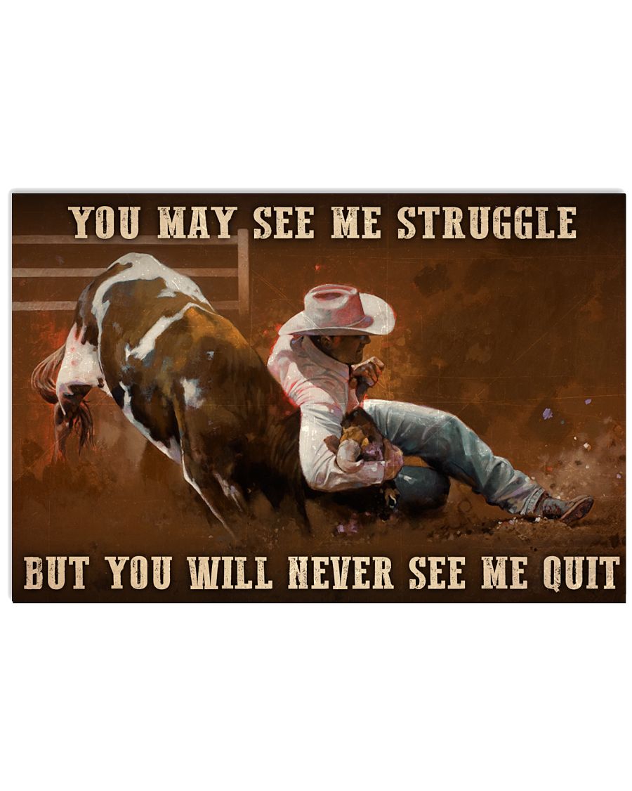 Steer Wrestling Never See Me Quit-1843