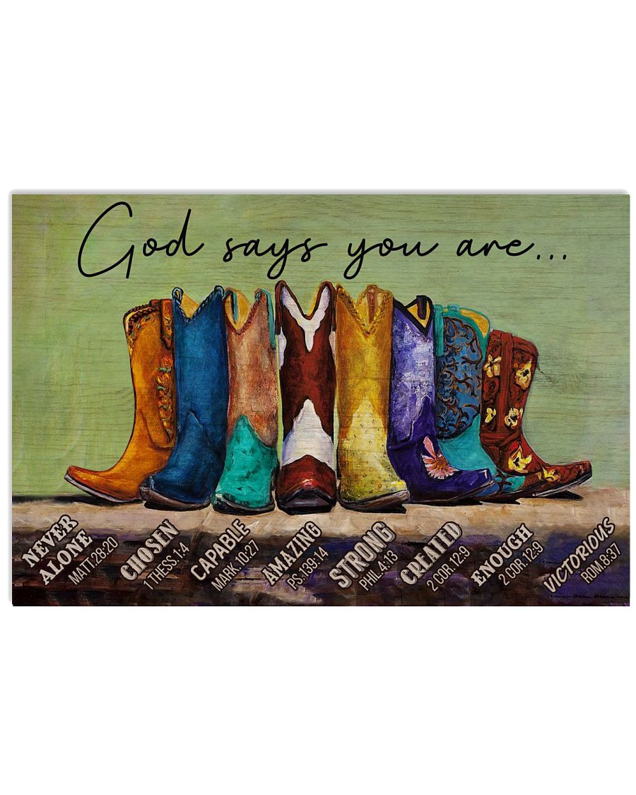 Cowboy Boots God Says You Are-2032