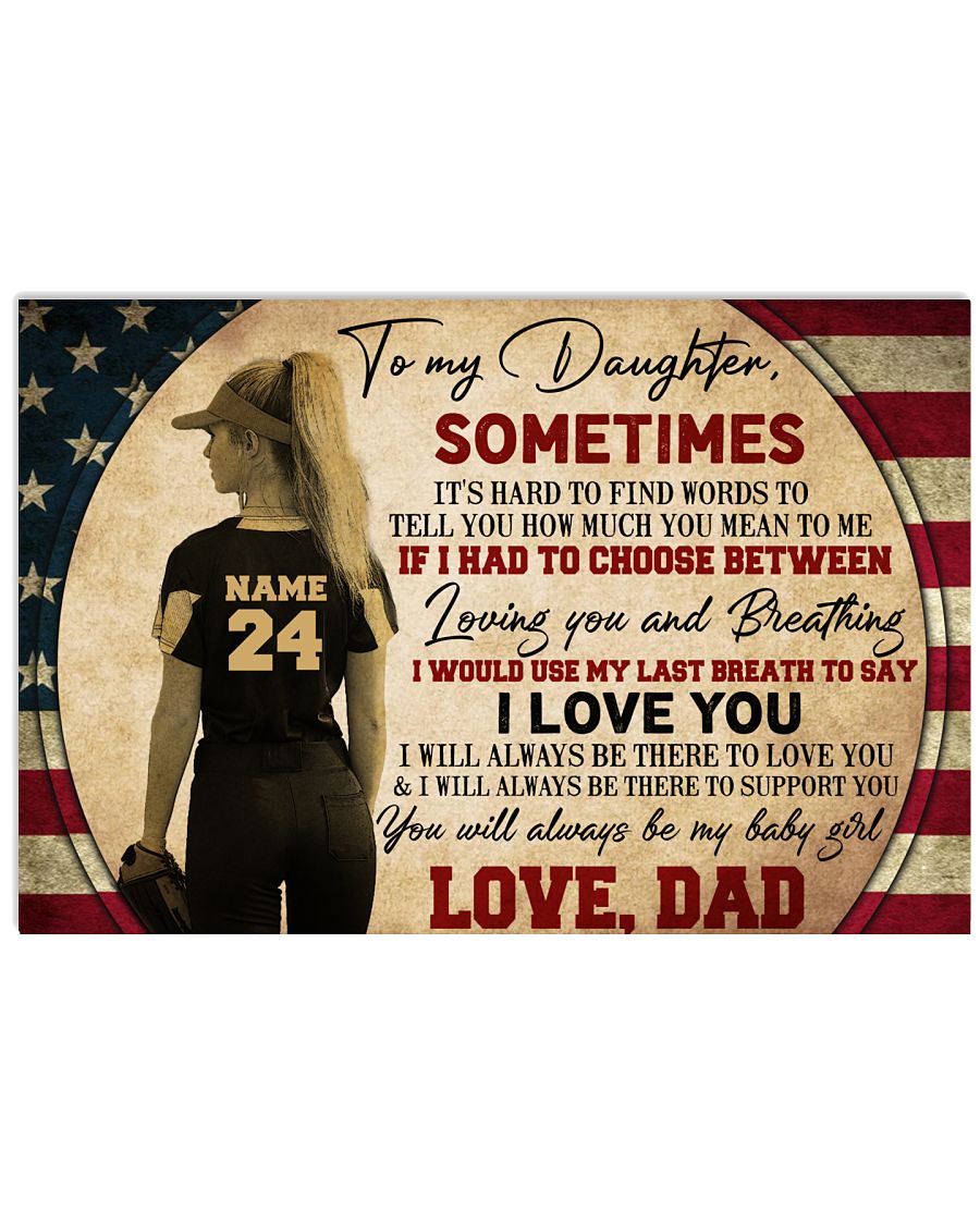 Softball To My Daughter GH3-2502-2133